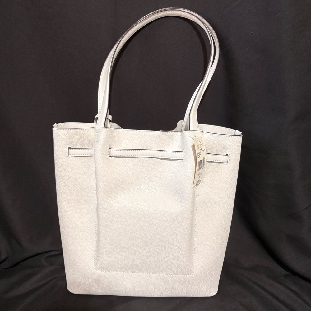 Michael Kors Carson Large NS Tote in Optic White NIB - Picture 2 of 11